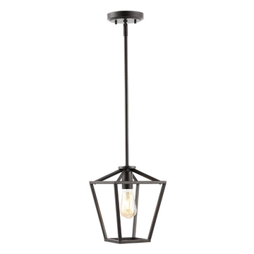 Grace Industrial Farmhouse LED Pendant - JONATHAN Y